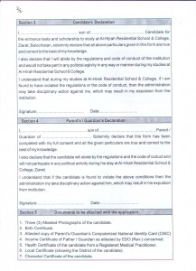 Application Form 2